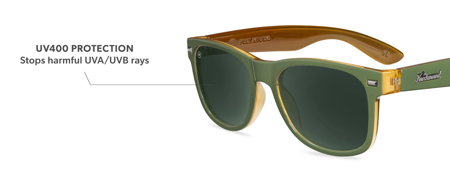 Fort Knocks Frame Features: UV400 protection lenses