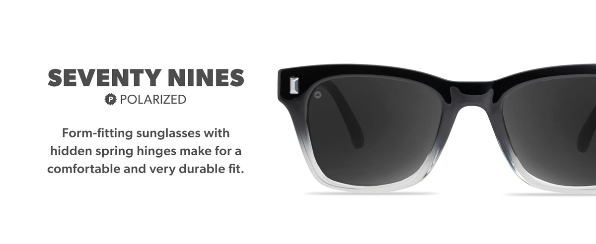Seventy Nines Frame Features: polarized lenses, comfortable fit