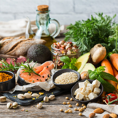 Healthy food for balanced flexitarian diet
