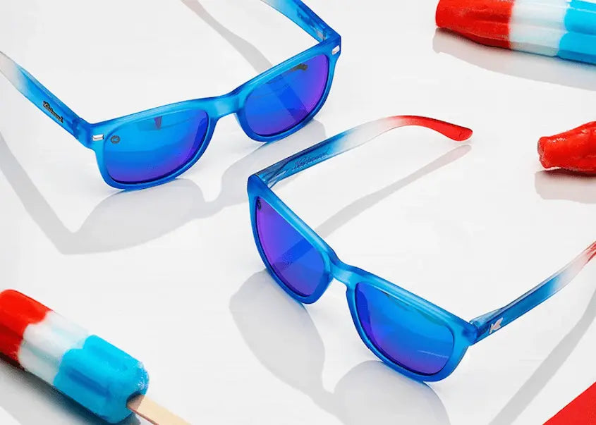 Adult Red, White, Blue Sunglasses