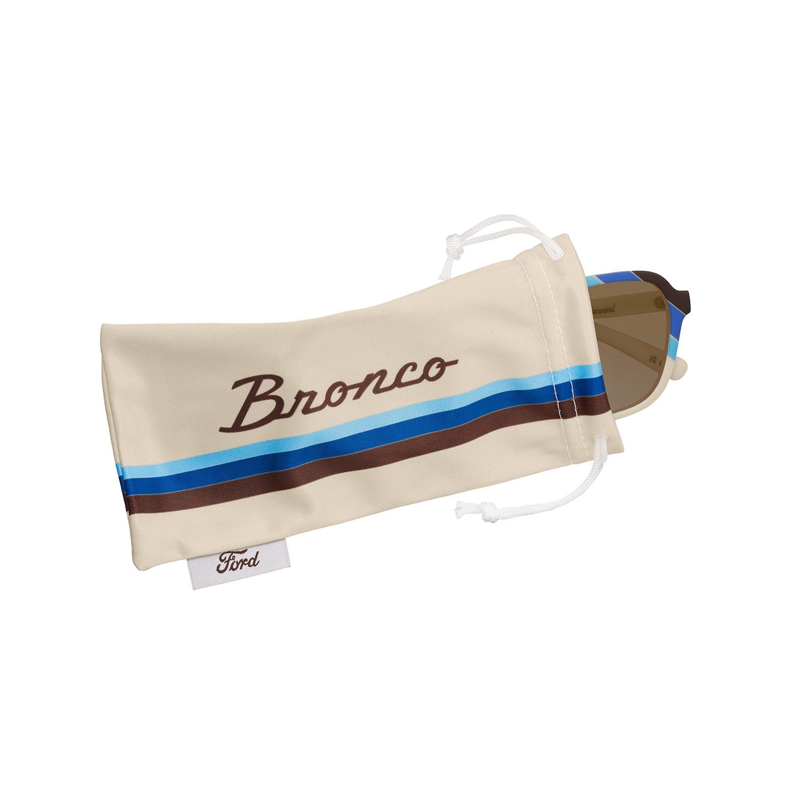 Ford Bronco Pacific Palisades Sunglasses by Knockaround, Pouch