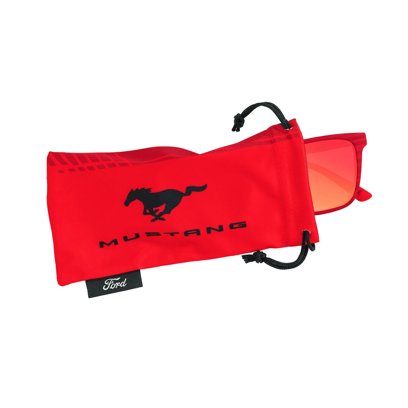 Ford Mustang Fast Lanes Sports Sunglasses by Knockaround, Pouch