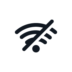 No WIFI icon