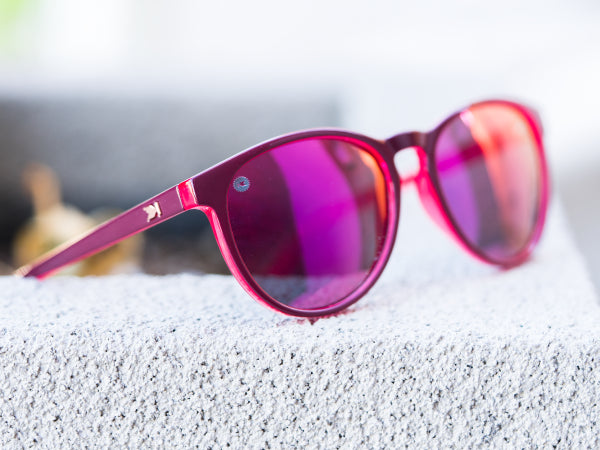 Watermelon Geode Mai Tais pink Knockaround sunglasses