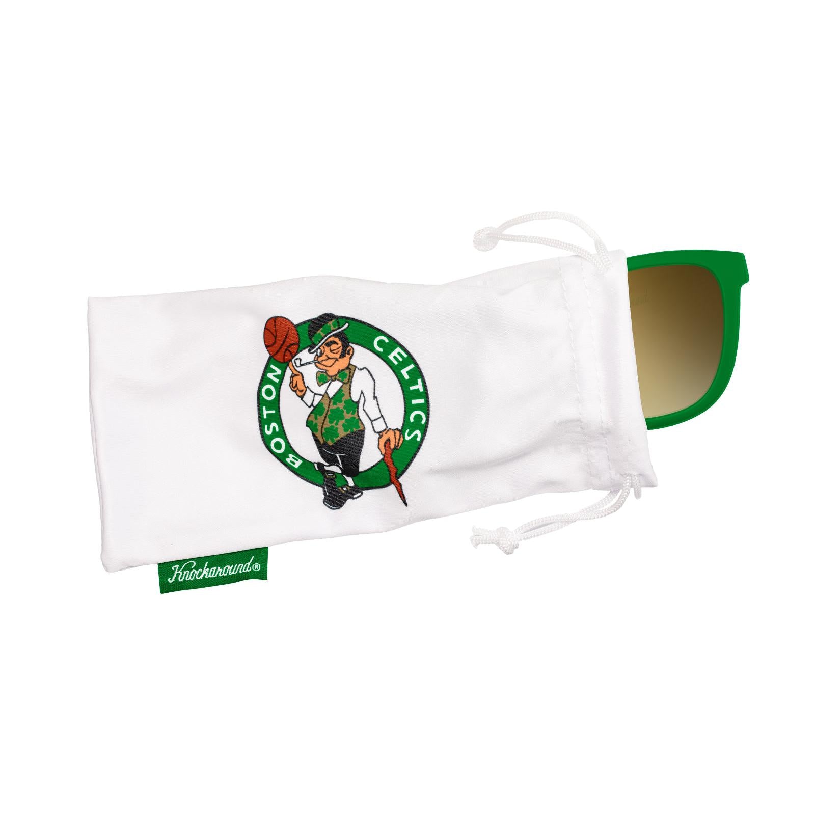 Knockaround and Boston Celtics Sunglasses, Pouch