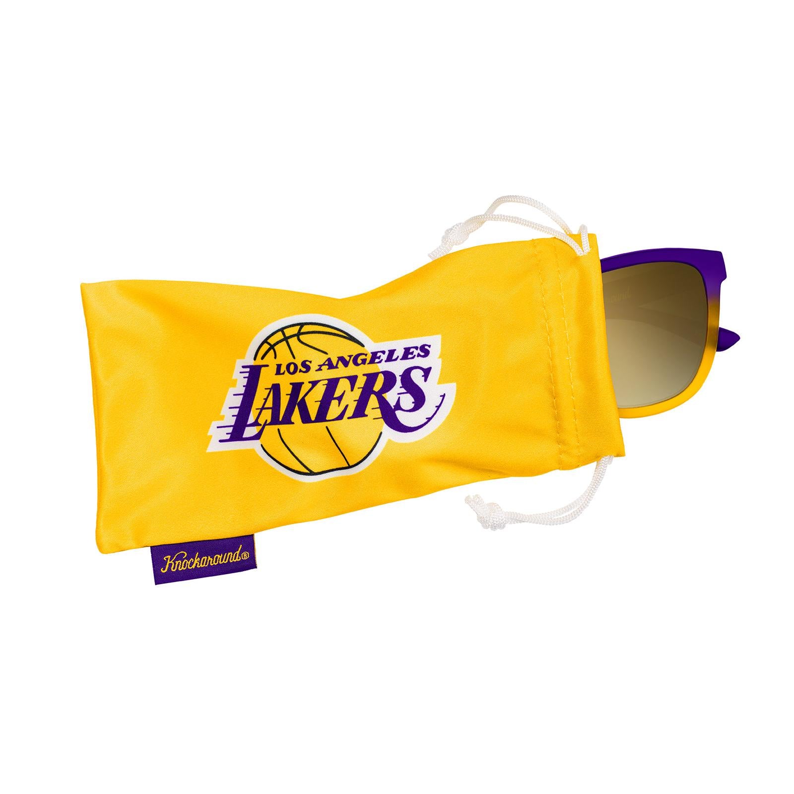Knockaround and Los Angeles Lakers Sunglasses, Pouch