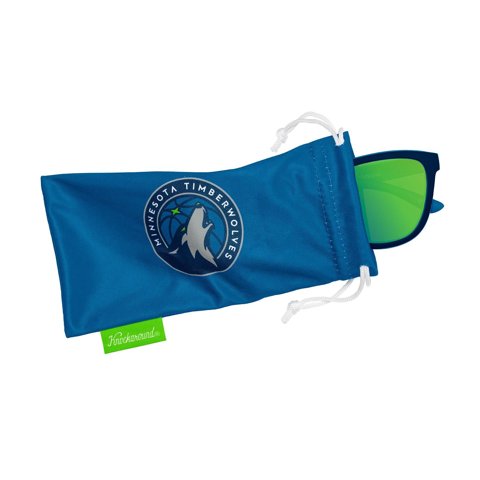 Knockaround and Minnesota Timberwolves Sunglasses, Pouch
