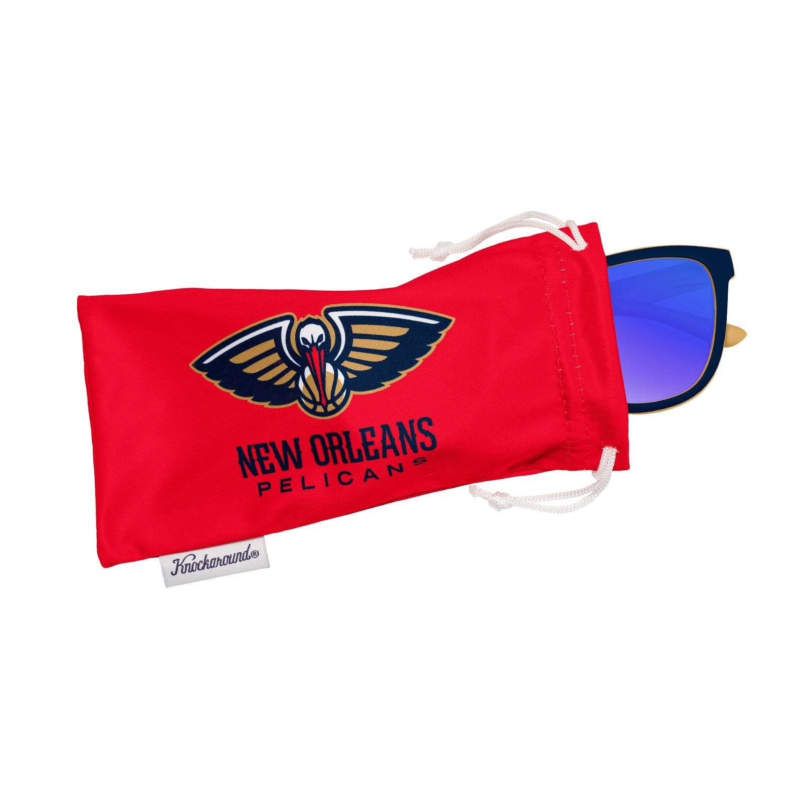 Knockaround and New Orleans Pelicans Sunglasses, Pouch