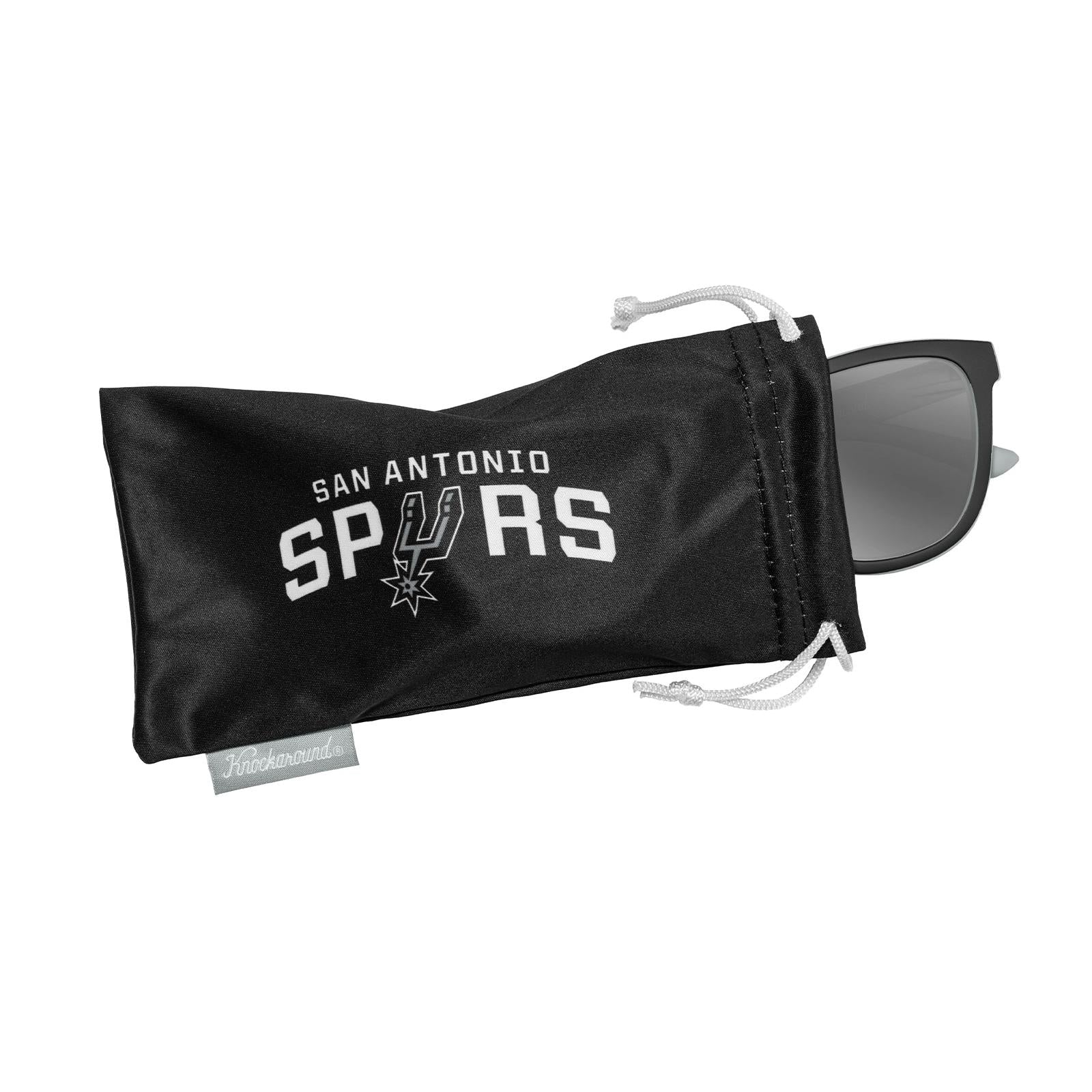 Knockaround and San Antonio Spurs Sunglasses, Pouch