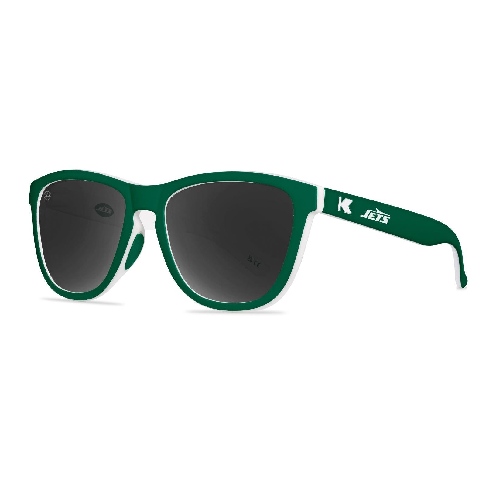 Knockaround and New York Jets Premiums  Sport Sunglasses, Threequarter
