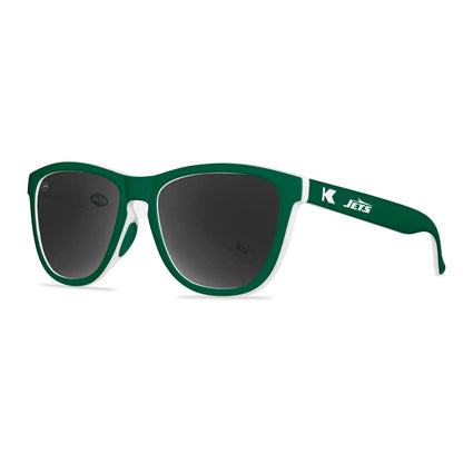 Knockaround and New York Jets Premiums  Sport Sunglasses, Threequarter