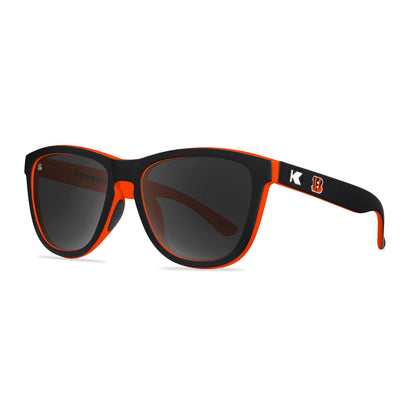 Knockaround and Cincinnati Bengals Premiums Sport Sunglasses ,  Threequarter