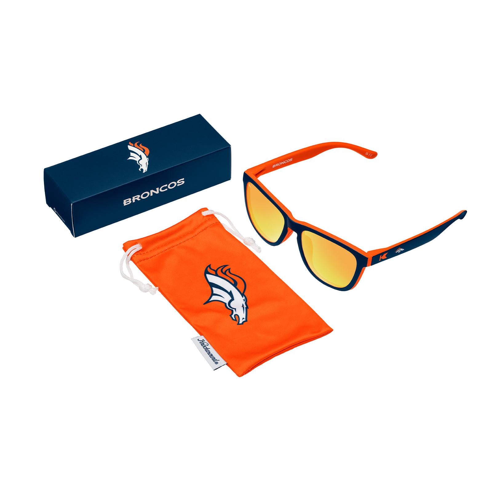 Knockaround and Denver Broncos Premiums Sport Sunglasses,  Set