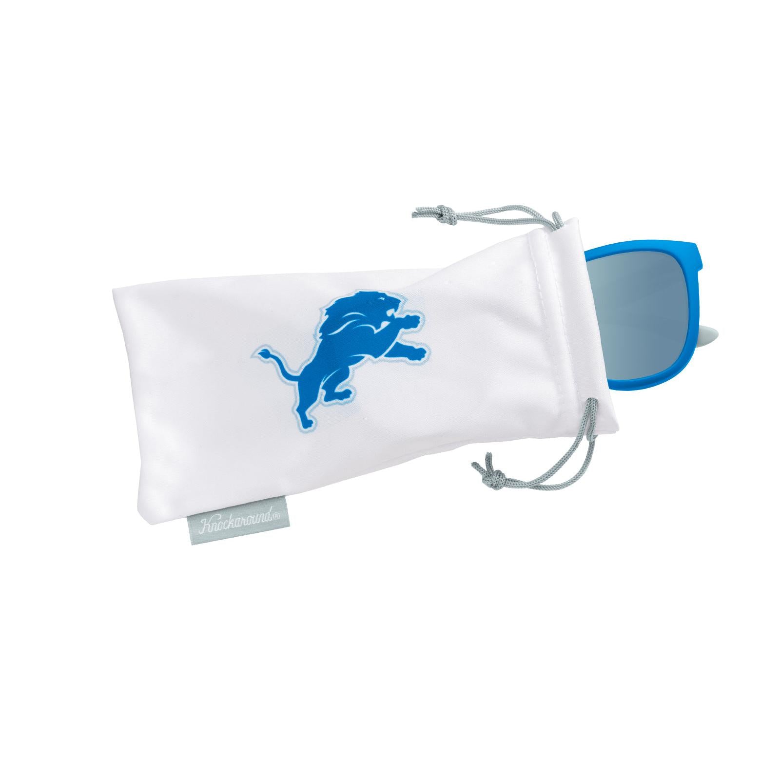 Knockaround and Detroit Lions Premiums Sport Sunglasses, Pouch
