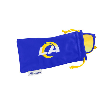 Knockaround and Los Angeles Rams Premiums Sport Sunglasses,  Pouch
