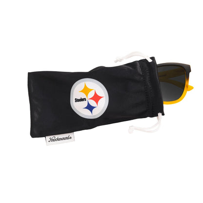 Knockaround and Pittsburgh Steelers Premiums  Sport Sunglasses, Pouch