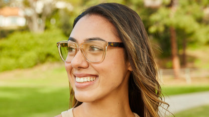 Woman wearing On The Rocks Premiums Rx