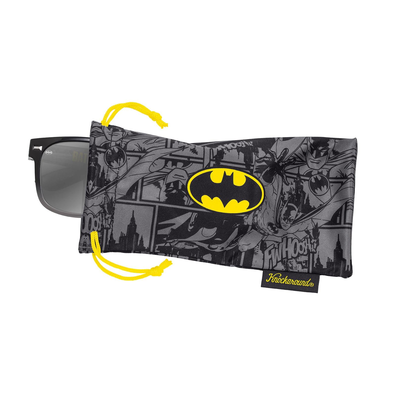 Knockaround Batman Fort Knocks Sunglasses, pouch