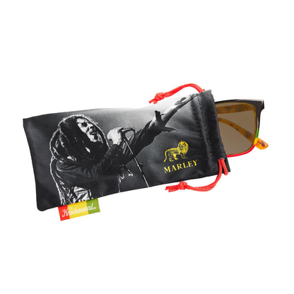 Bob Marley Fast Lanes Sunglasses, Pouch