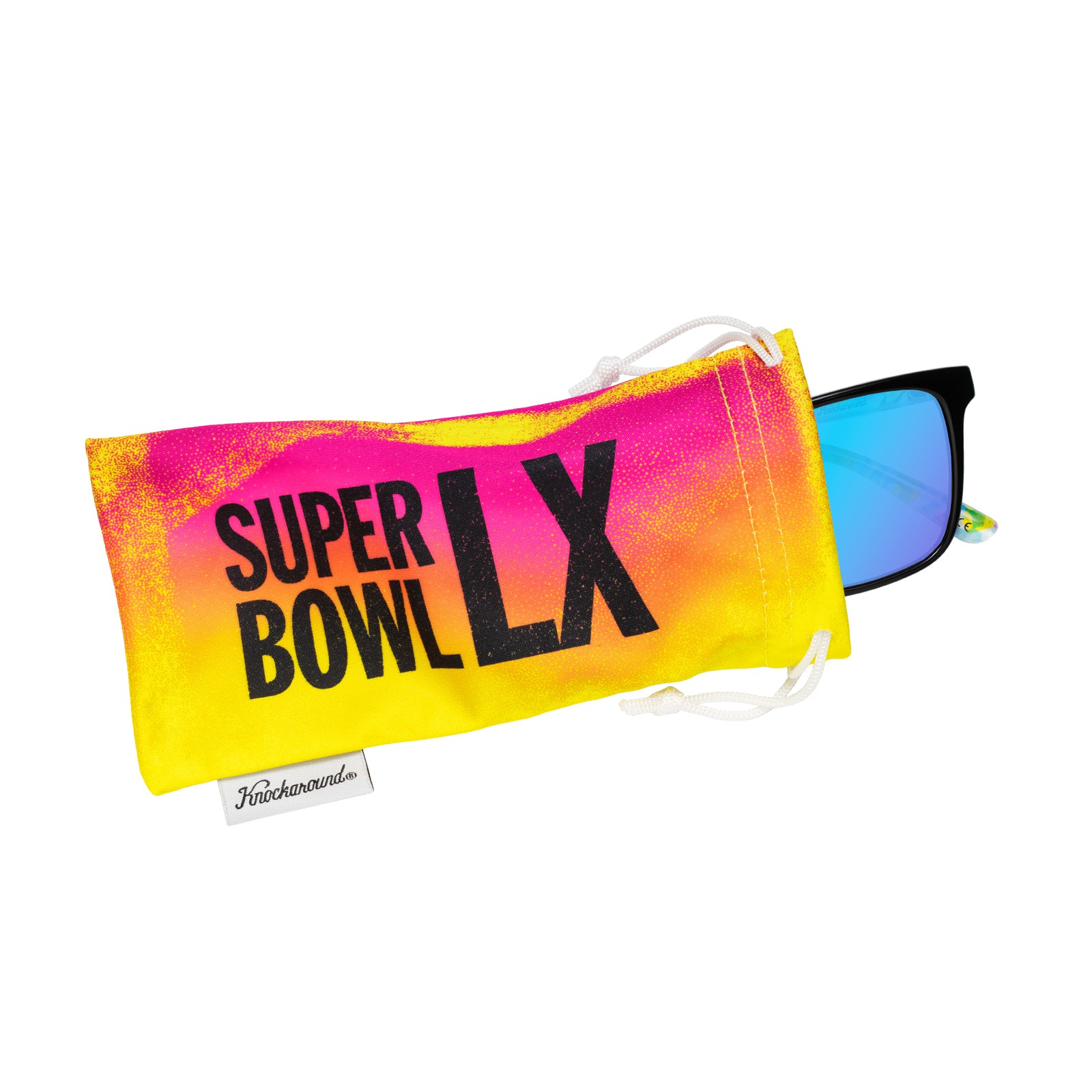 Knockaround x NFL Super Bowl LX Fast Lanes Sunglasses, Pouch