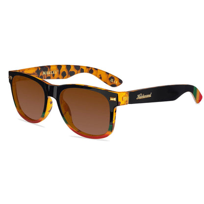 Bob Marley Fort Knocks Prescription Eyeglasses with Brown Lens, Flyover