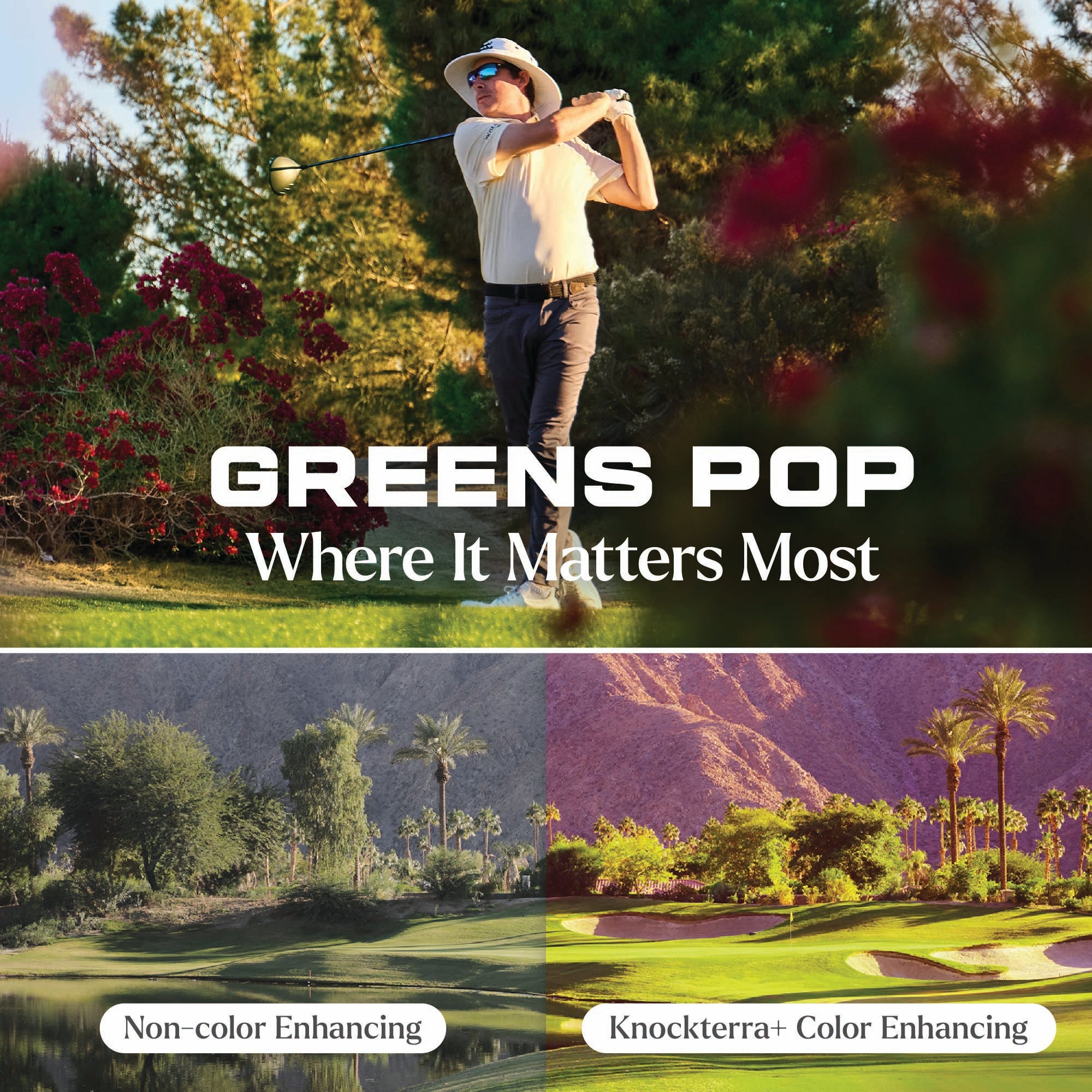 Fairway Flight Paths Sunglasses, Knockterra+ Technology