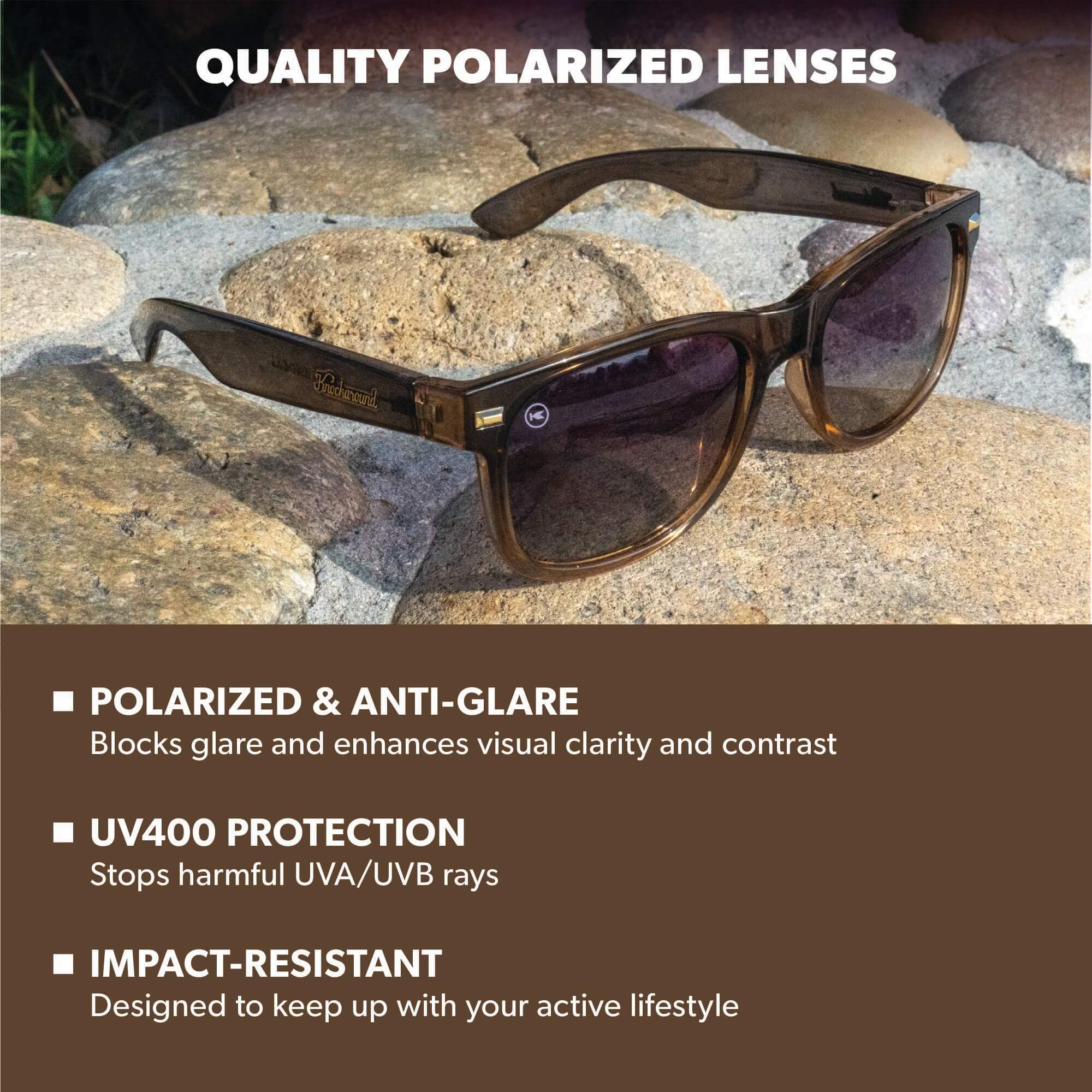 Cortado Fort Knocks Sunglasses, Lens Features