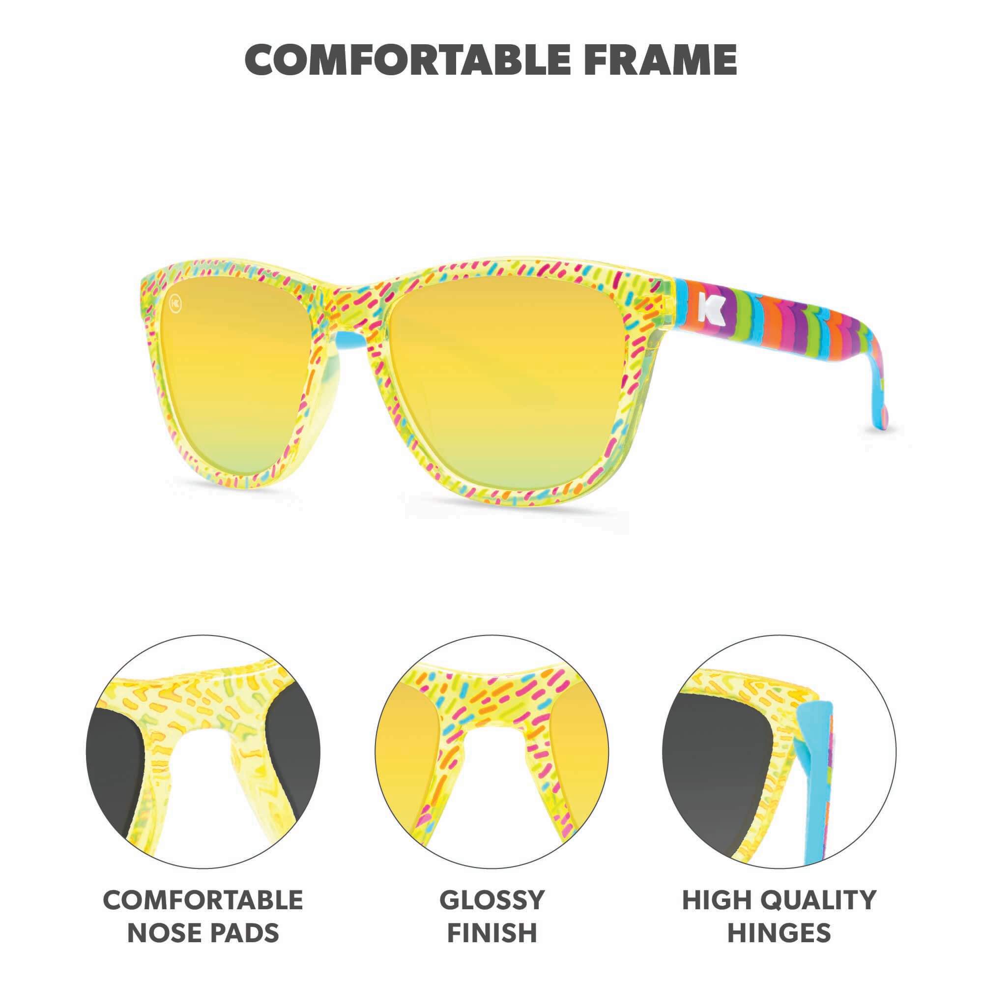 Piñata Party Kids Premiums Sunglasses, Frame Features