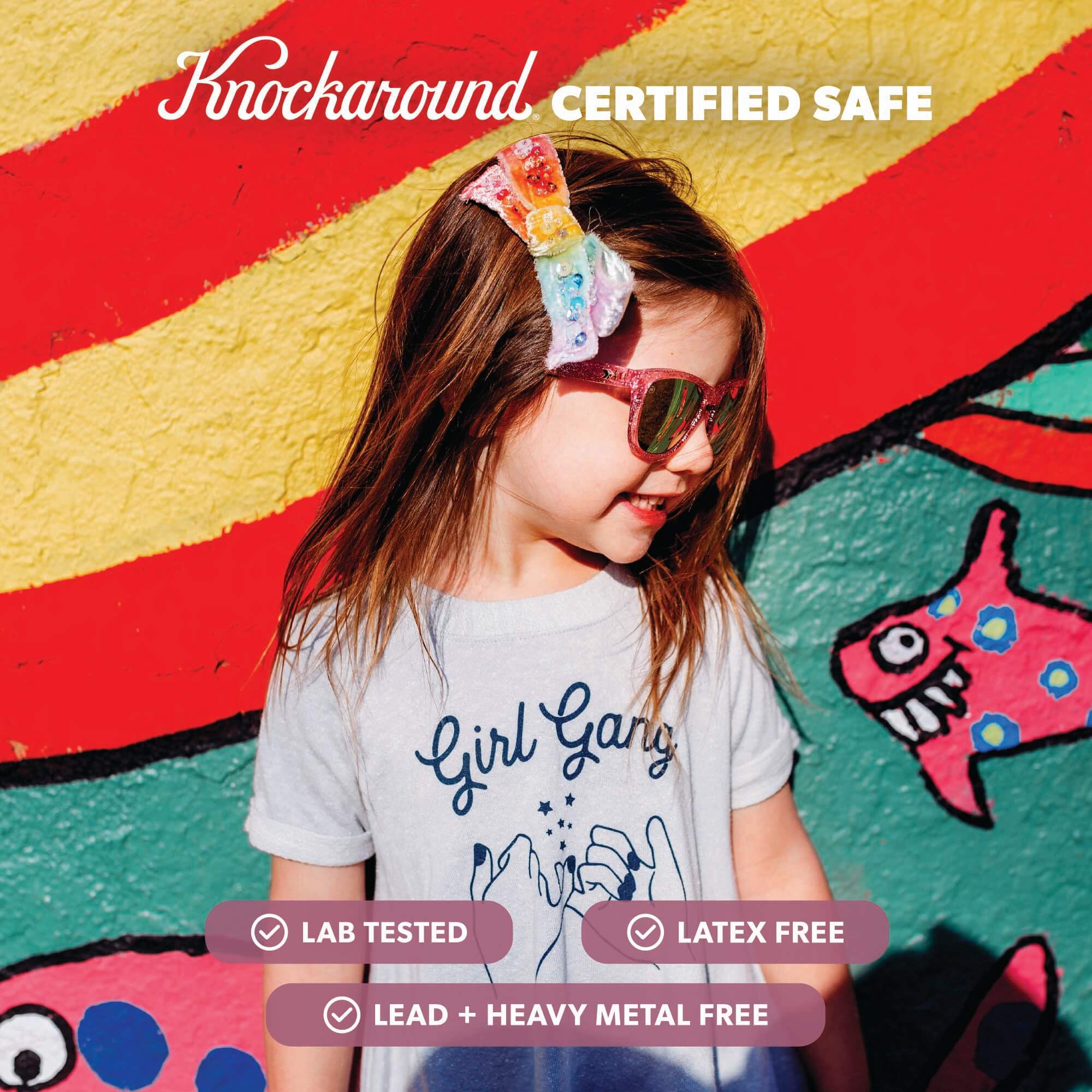 Pink Sparkle Kids Premiums Sunglasses, Certified Call Outs