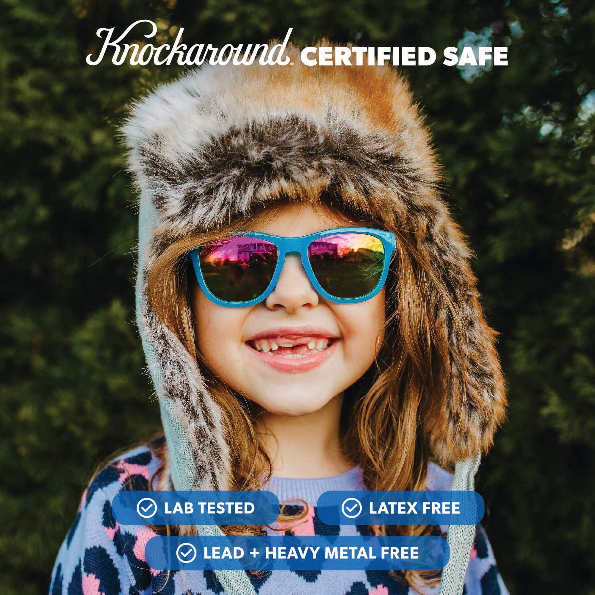 Rainbow Blues Kids Premiums Sunglasses, Certified Call Outs