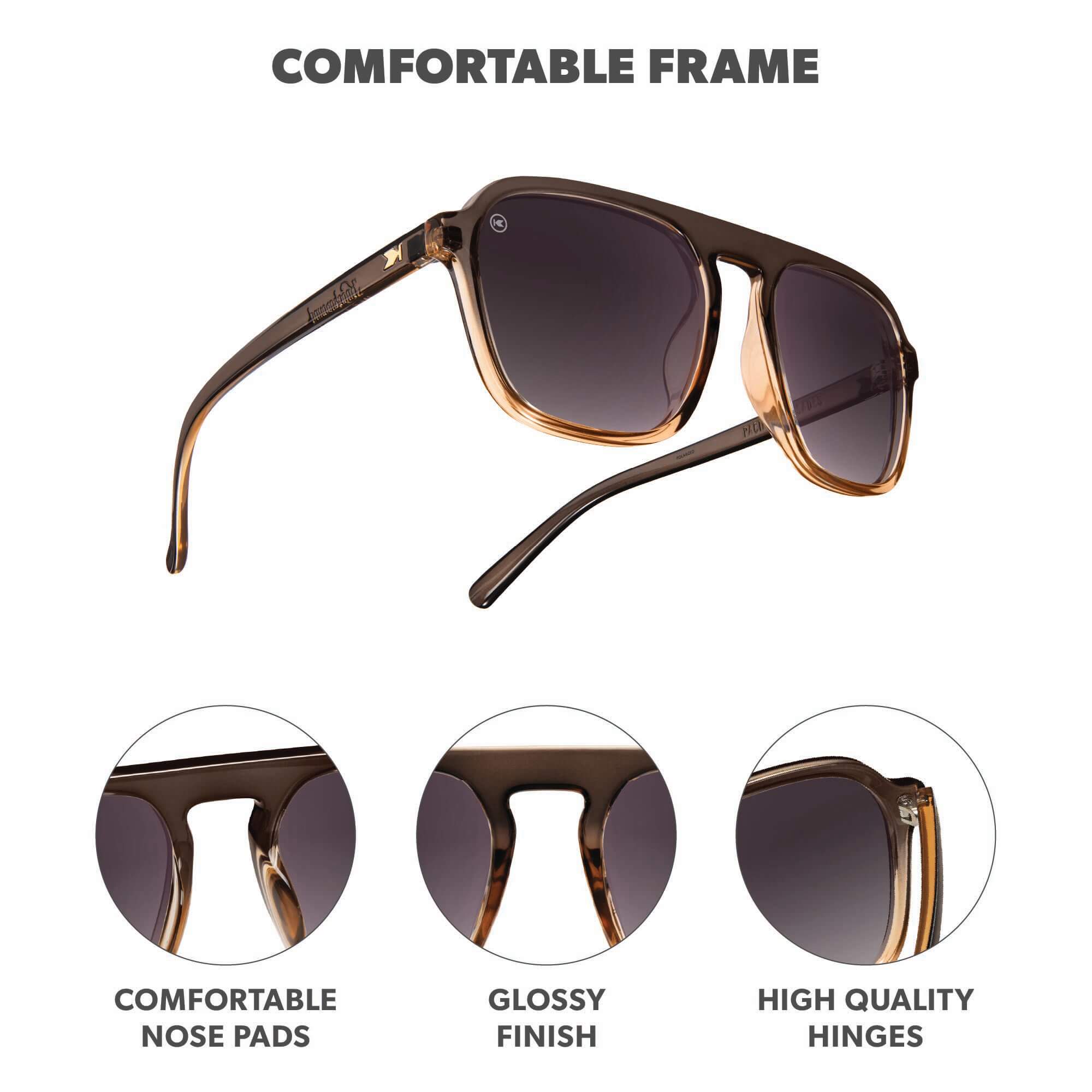 Cortado Pacific Palisades Sunglasses, Frame Features