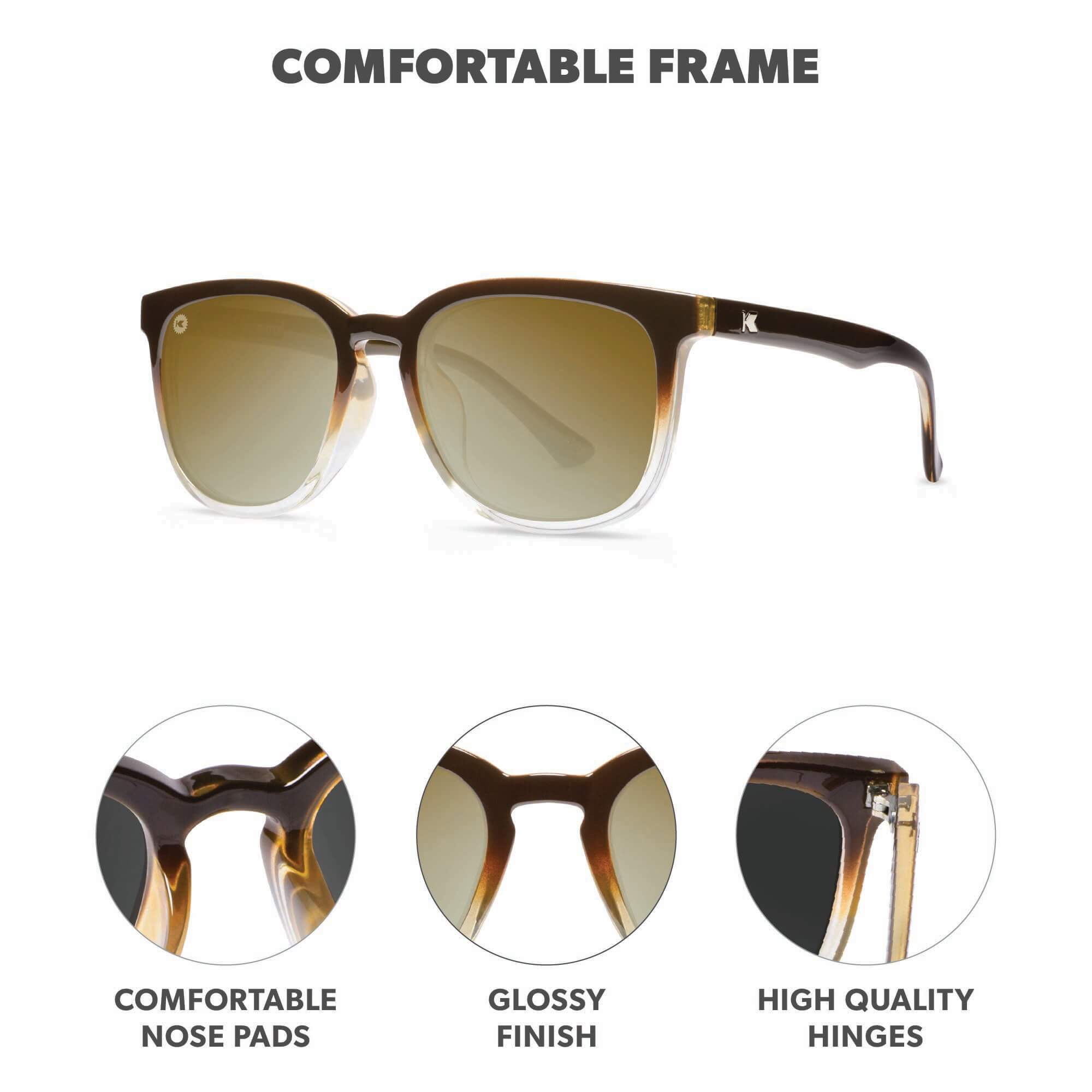 Brookbed Paso Robles Sunglasses, Frame Features