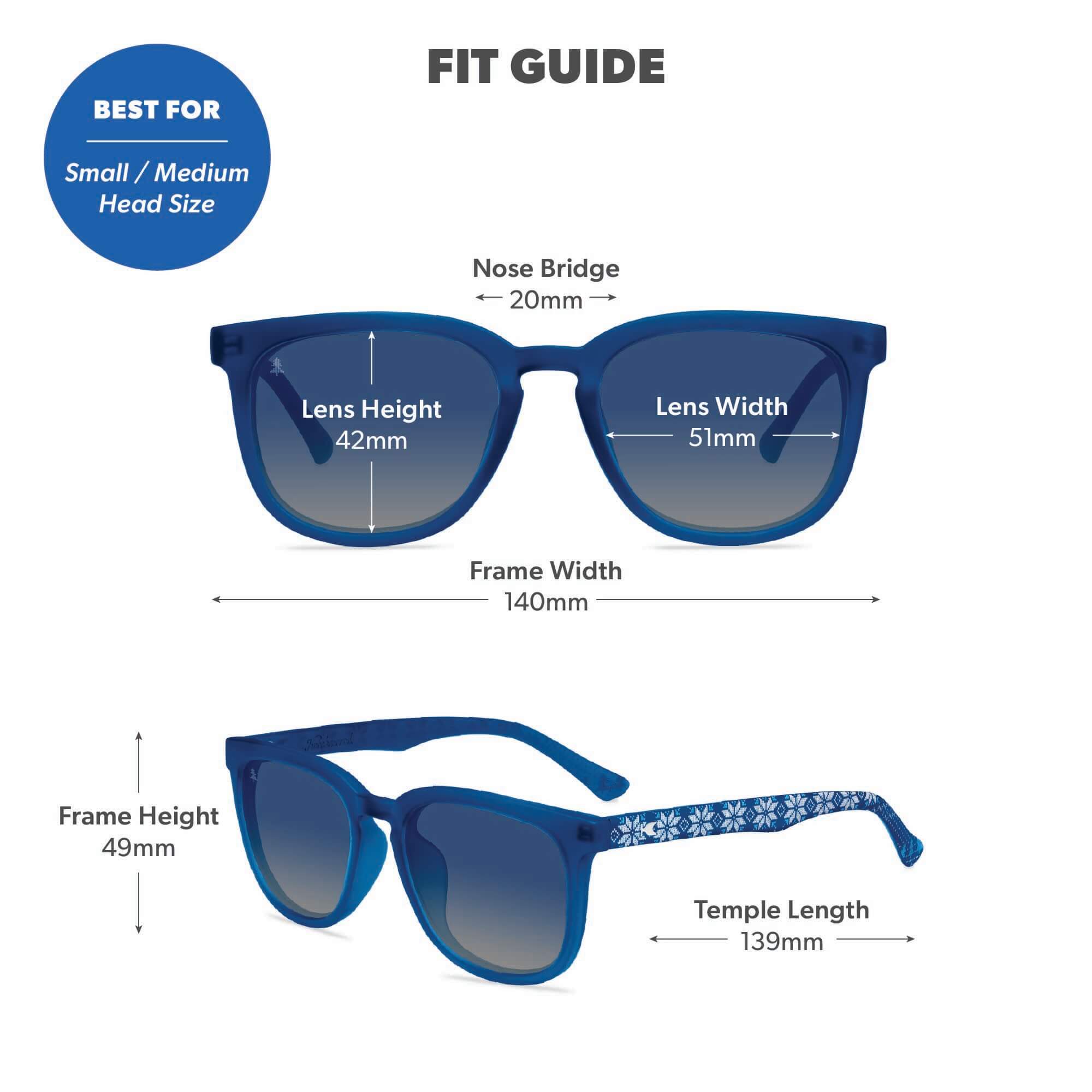 Fair Isle Paso Robles Sunglasses, Fit Guide