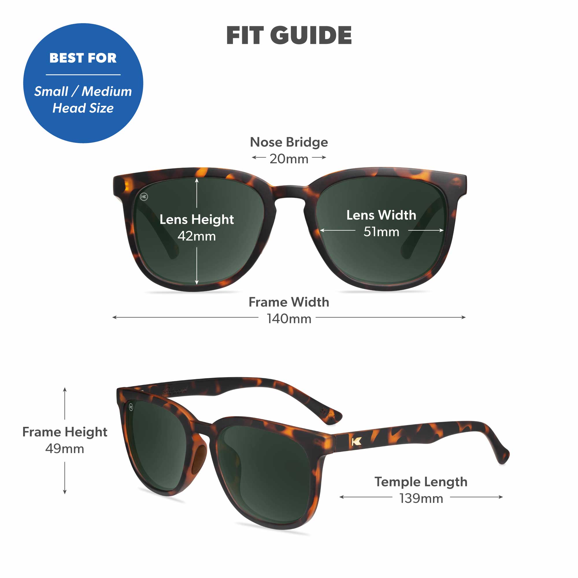 Rubberized Twilight Dawn Paso Robles Sport Sunglasses, Fit Guide