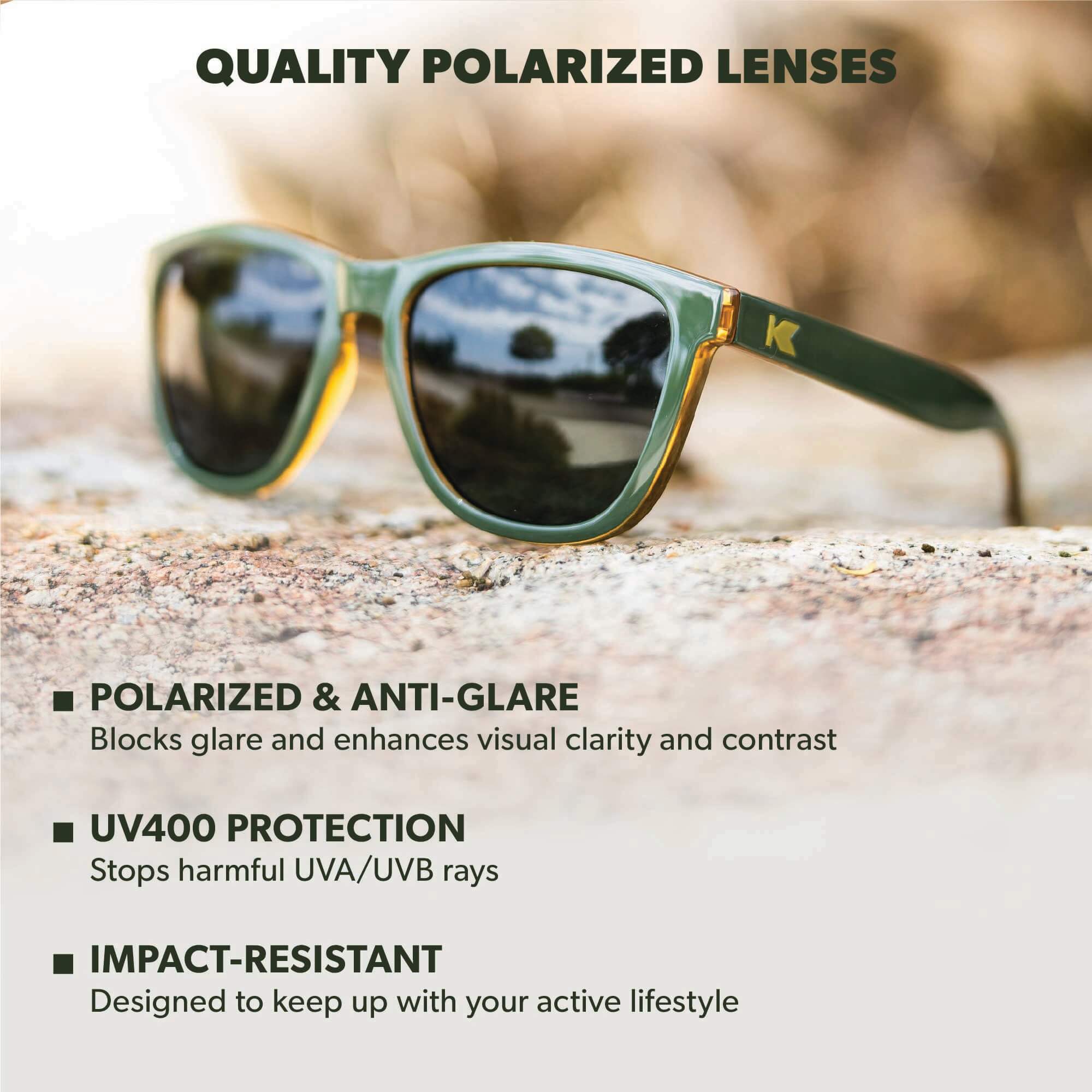 Coyote Calls Premiums Sunglasses, Lens Features