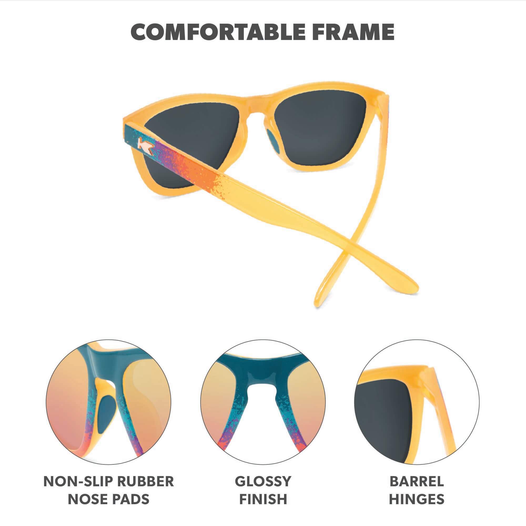 Desert Premiums Sport Sunglasses, Frame Features