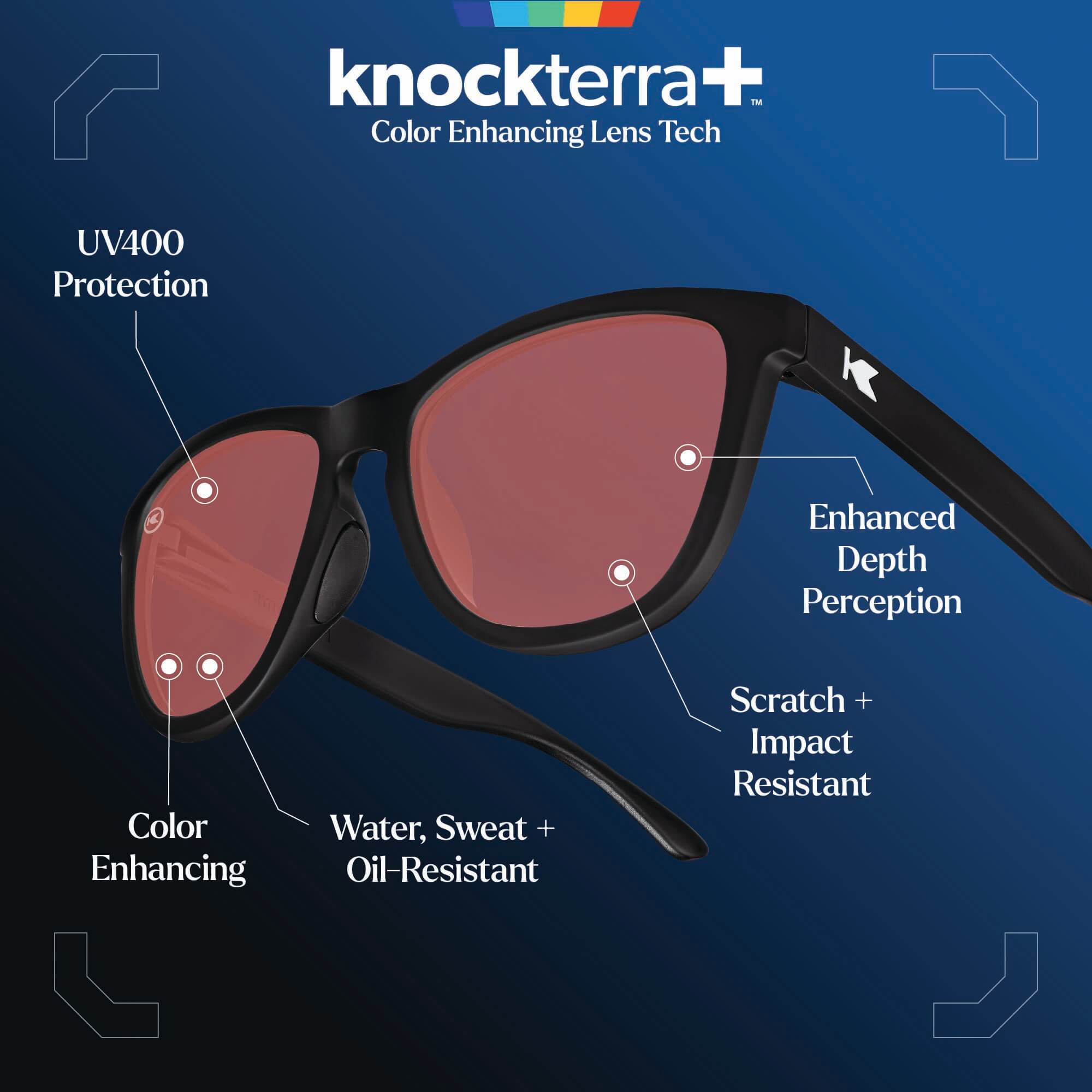 Fairway Premiums Sport Sunglasses, Knockterra+ Color Enhancing Lens Tech
