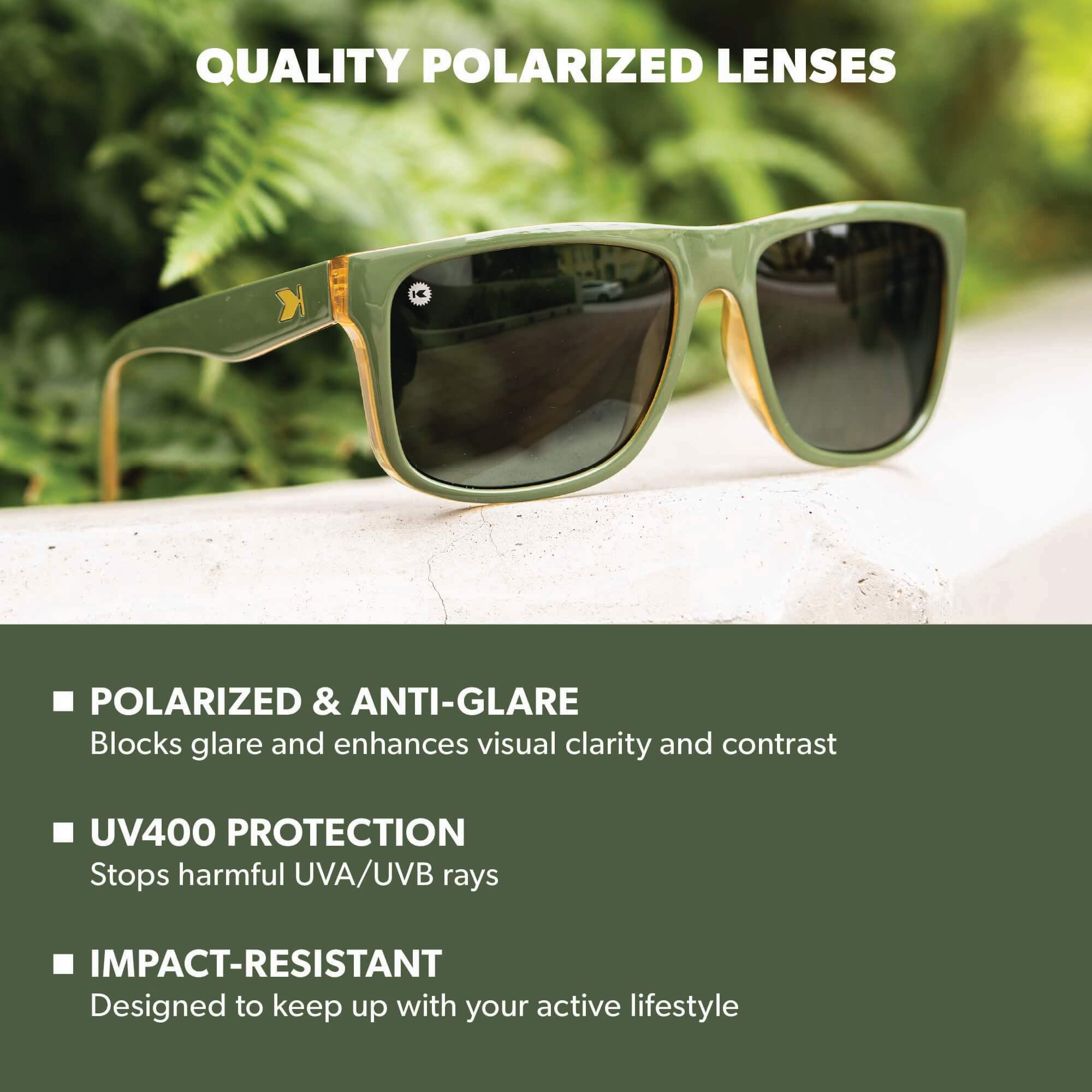 Coyote Calls Torrey Pines Sunglasses, Lens Features