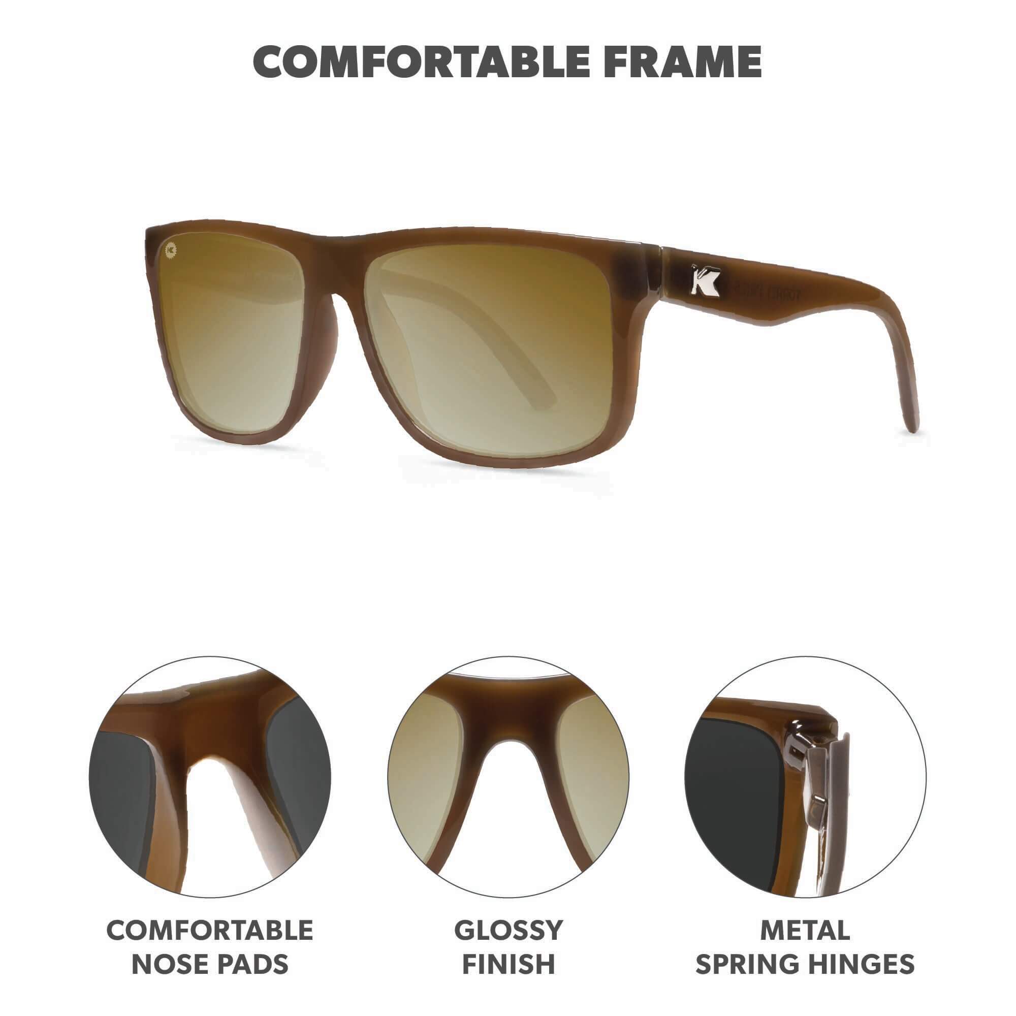 Riverbed Torrey Pines Sunglasses, Frame Features