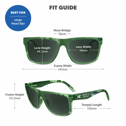 Dogfish Head Torrey Pines Sport Sunglasses, Fit Guide