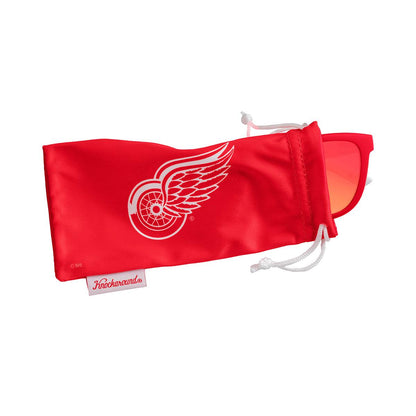 Knockaround Detroit Red Wings Sunglasses, Pouch