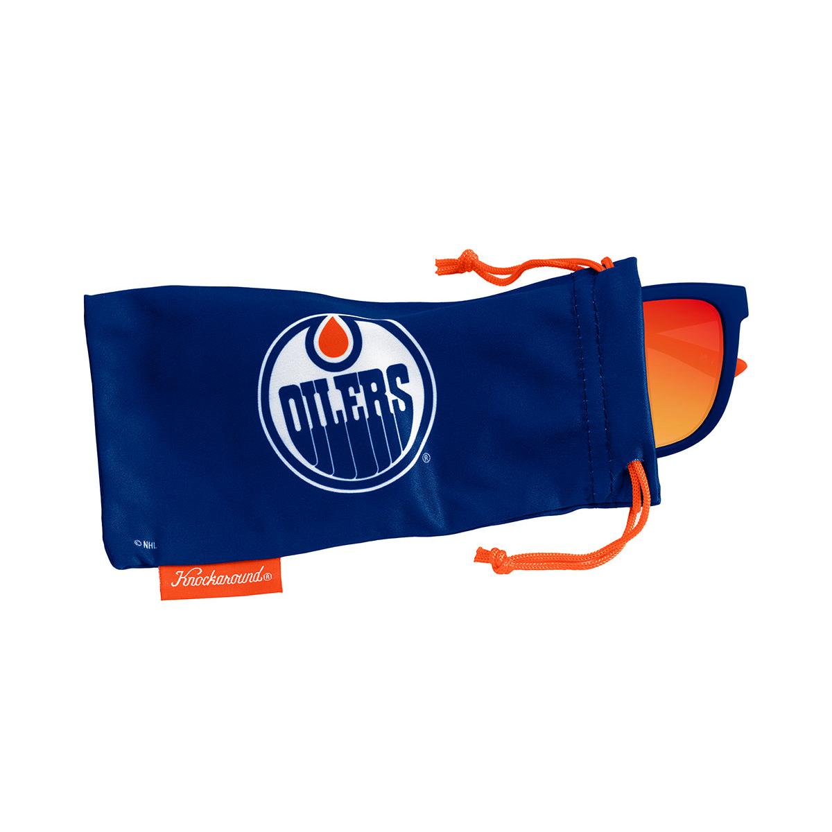 Knockaround Edmonton Oilers Sunglasses, Pouch