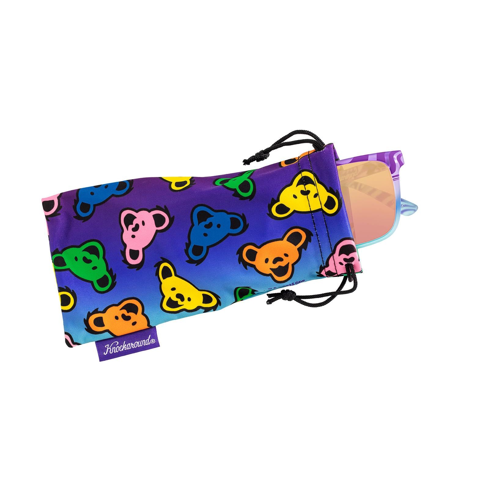 Grateful Dead Trippy Bears Fast Lanes Sunglasses, Pouch