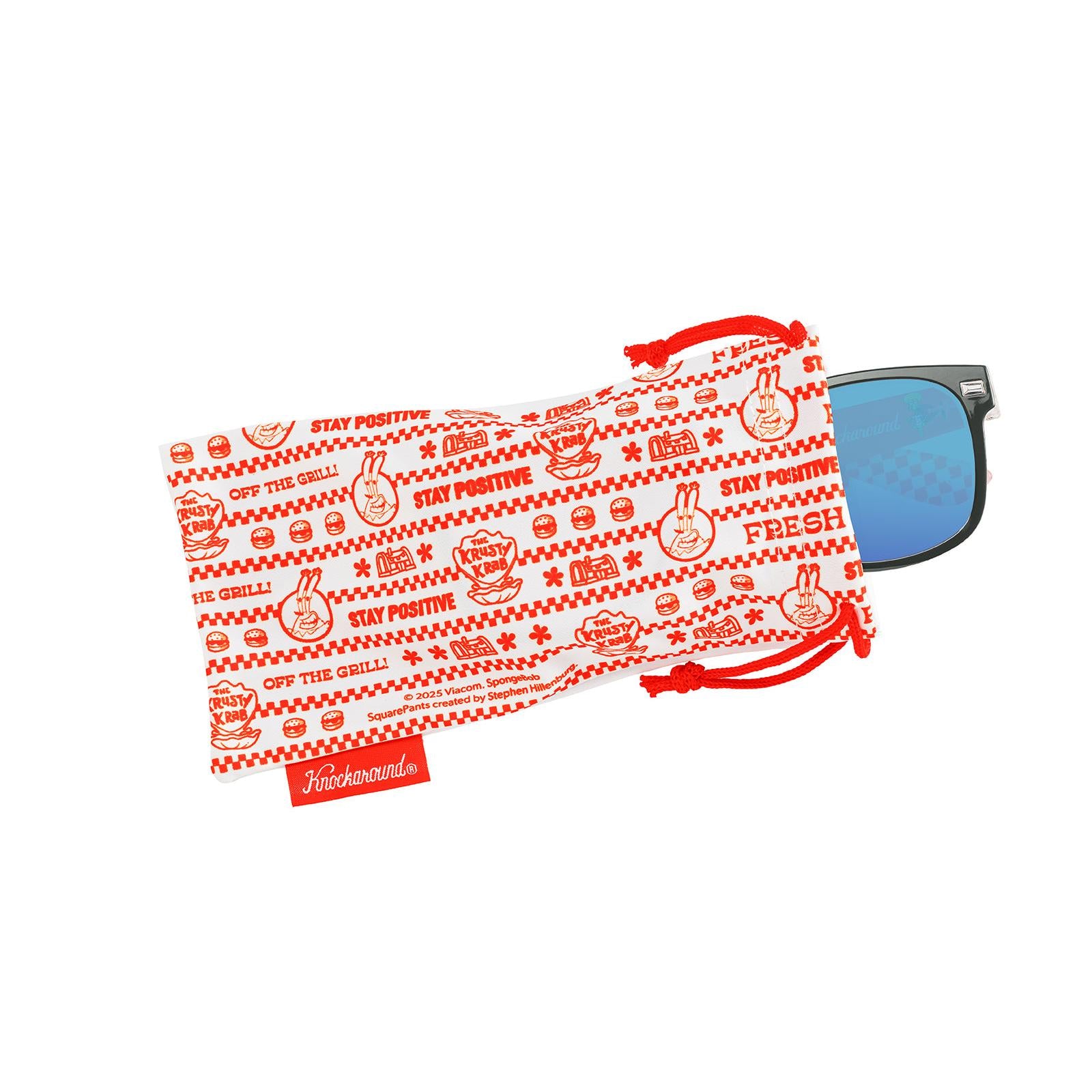Krusty Krab SpongeBob Fort Knocks Sunglasses, Pouch