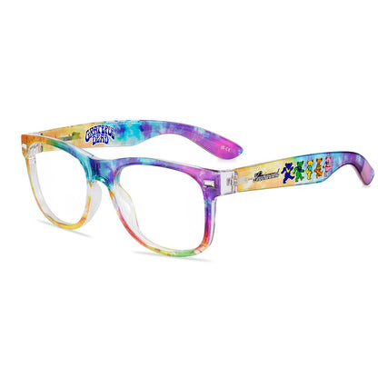 Grateful Dead Dancing Bears Fort Knocks Prescription Eyeglasses with Clear Lens, Flyover
