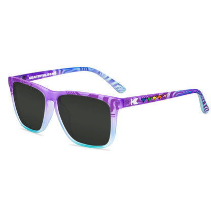 Grateful Dead Trippy Bears Fast Lanes Prescription Sunglasses with grey lens, Flyover