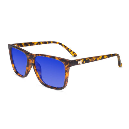 Amber Ink Fast Lanes Prescription Sunglasses with Blue  Lens, Flyover 