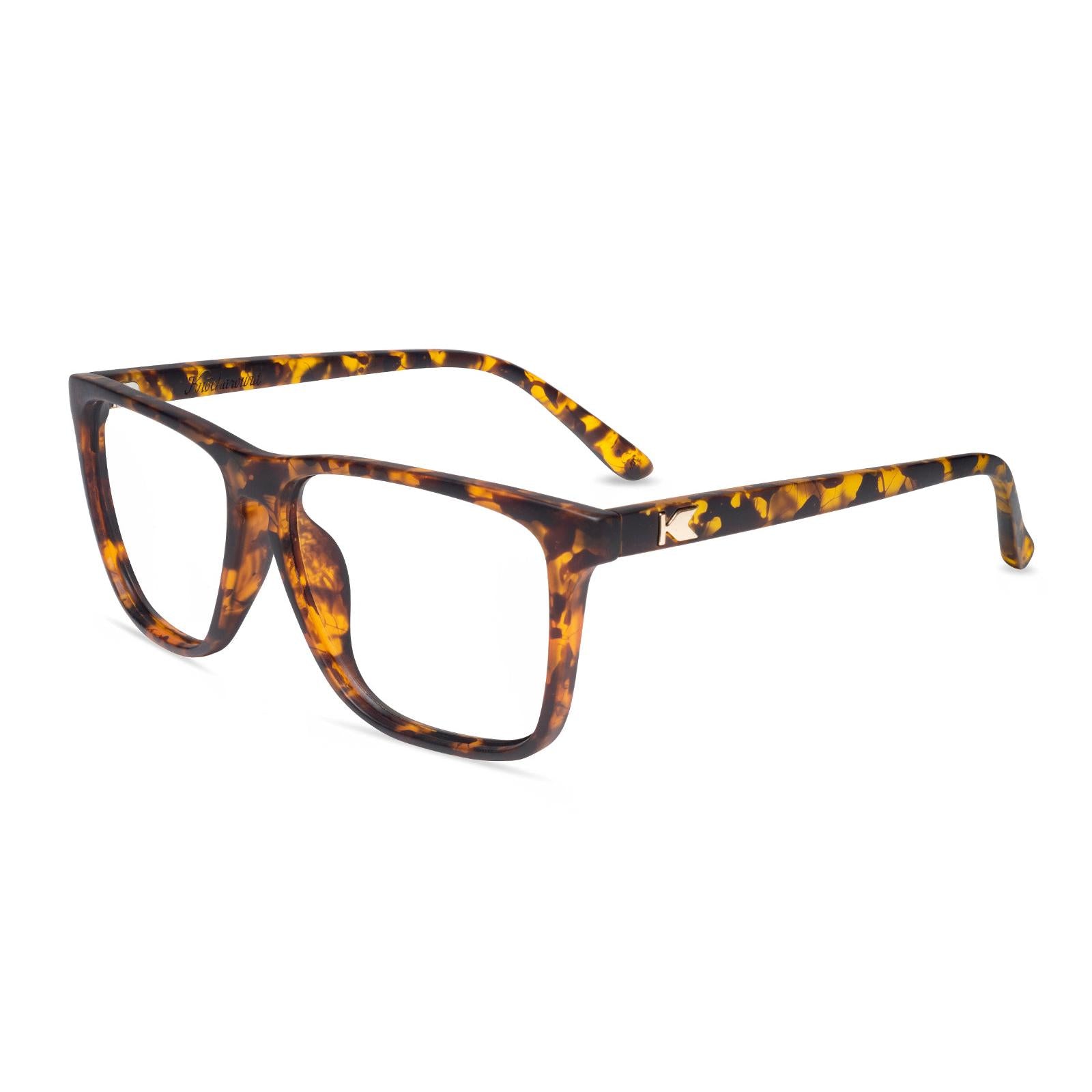 Amber Ink Fast Lanes Prescription Sunglasses with Clear Lens, Flyover 