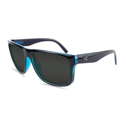 Black Ocean Torrey Pines Prescription Sunglasses with Grey Lens, Flyover 