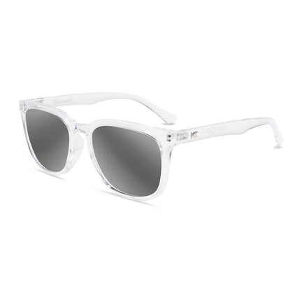 Clear Paso Robles Prescription Sunglasses with Silver Lens, Flyover